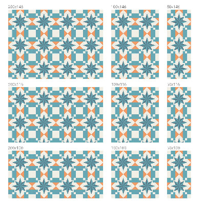 Opaque window film stained glass style Blue stars