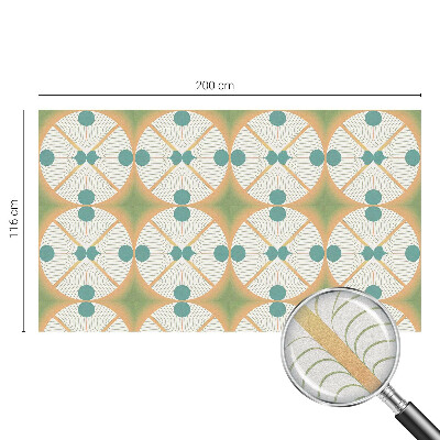 Patterned window film Geometric harmony