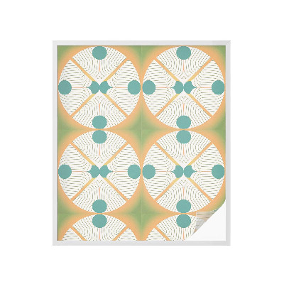 Patterned window film Geometric harmony