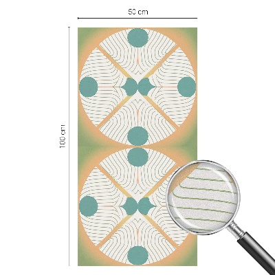 Patterned window film Geometric harmony