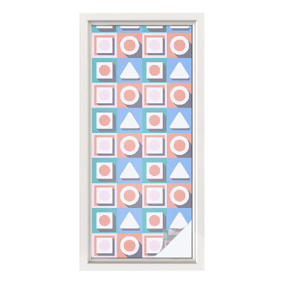 Privacy window film Geometric patterns