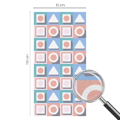 Privacy window film Geometric patterns