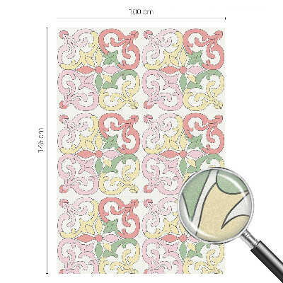 Colored window film stained glass Floral ornaments