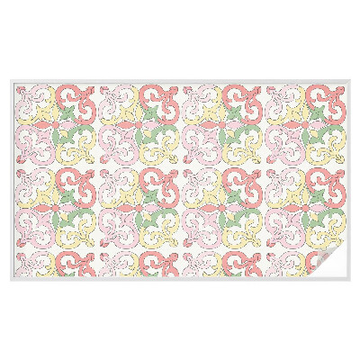 Colored window film stained glass Floral ornaments