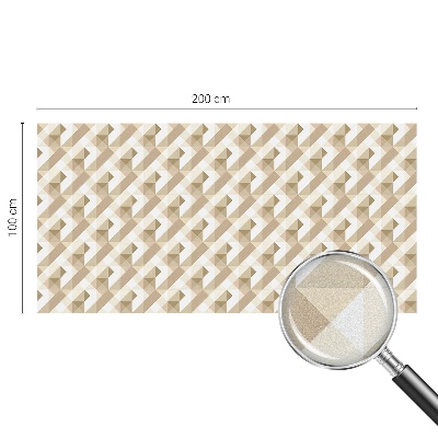 Frosted glass film stained glass effect Triangular patterns