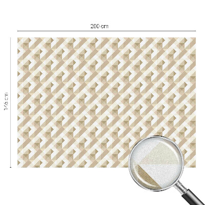 Frosted glass film stained glass effect Triangular patterns