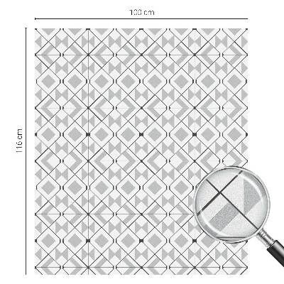 Colored window film stained glass Geometric patterns