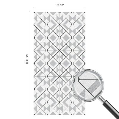 Colored window film stained glass Geometric patterns