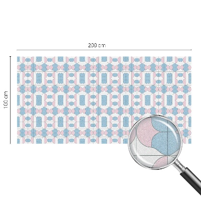 Frosted glass film stained glass effect Pastel patterns