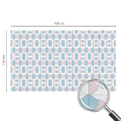 Frosted glass film stained glass effect Pastel patterns