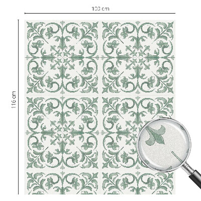 Patterned window film Plant ornaments