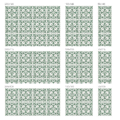 Patterned window film Plant ornaments