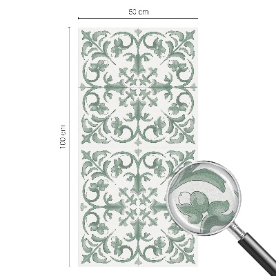 Patterned window film Plant ornaments