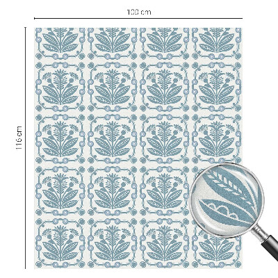 Privacy window film Floral pattern