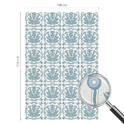Privacy window film Floral pattern