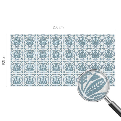 Privacy window film Floral pattern