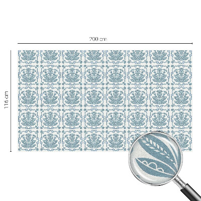 Privacy window film Floral pattern