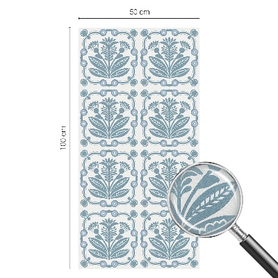 Privacy window film Floral pattern