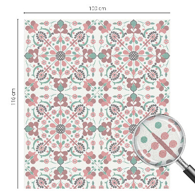 Colored window film stained glass Floral harmony