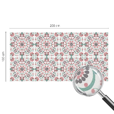 Colored window film stained glass Floral harmony