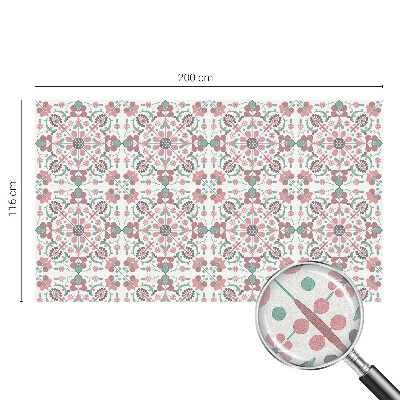 Colored window film stained glass Floral harmony