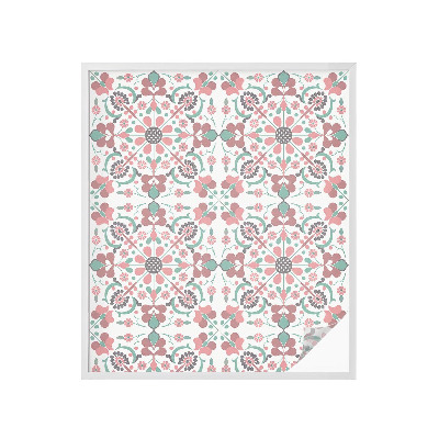 Colored window film stained glass Floral harmony