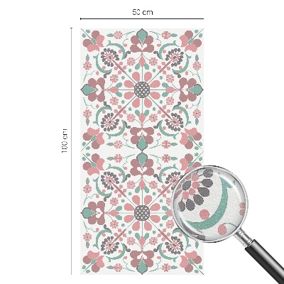 Colored window film stained glass Floral harmony