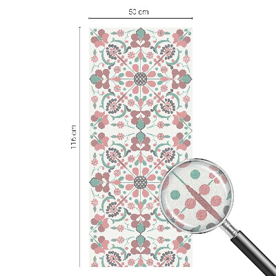 Colored window film stained glass Floral harmony