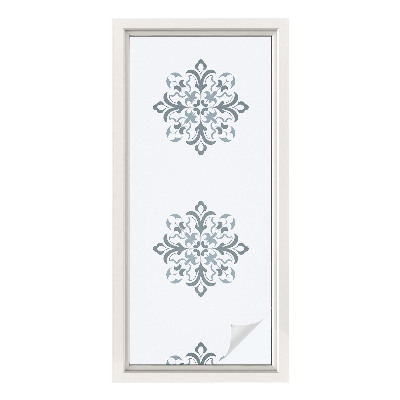 Frosted glass film stained glass effect Classic ornament