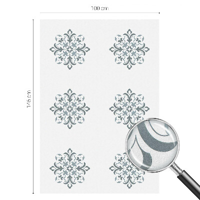 Frosted glass film stained glass effect Classic ornament