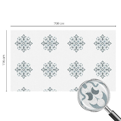 Frosted glass film stained glass effect Classic ornament