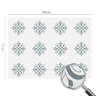 Frosted glass film stained glass effect Classic ornament