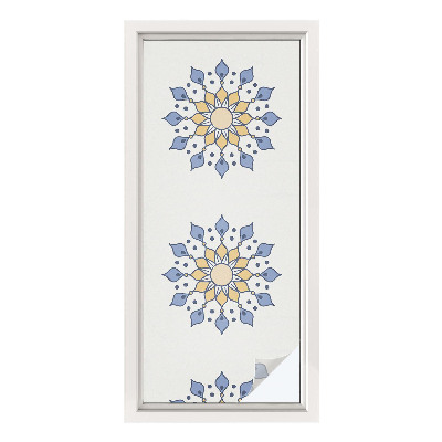 Opaque window film stained glass style Decorative mandala