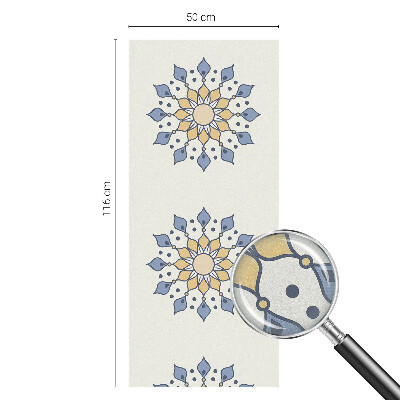 Opaque window film stained glass style Decorative mandala