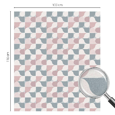 Colored window film stained glass Pastel patterns