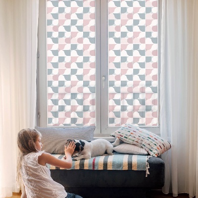 Colored window film stained glass Pastel patterns