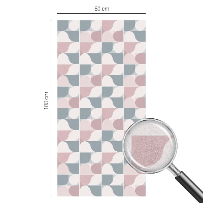 Colored window film stained glass Pastel patterns