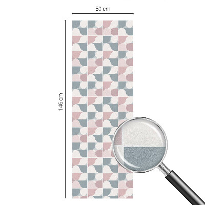 Colored window film stained glass Pastel patterns