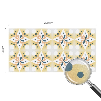 Privacy window film Floral symmetry