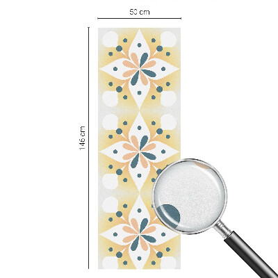 Privacy window film Floral symmetry