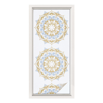 Patterned window film Boho mandalas