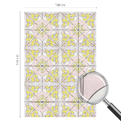 Privacy window film Abstract flowers