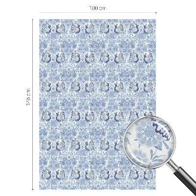 Patterned window film Floral bird