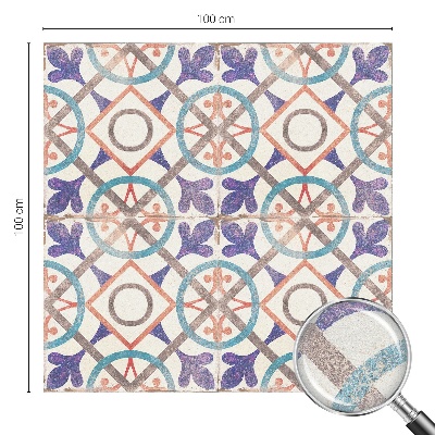 Privacy window film Colorful mosaics