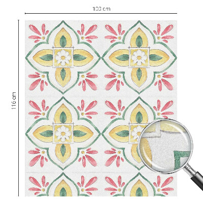 Privacy window film Floral ornament