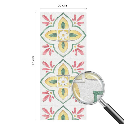 Privacy window film Floral ornament
