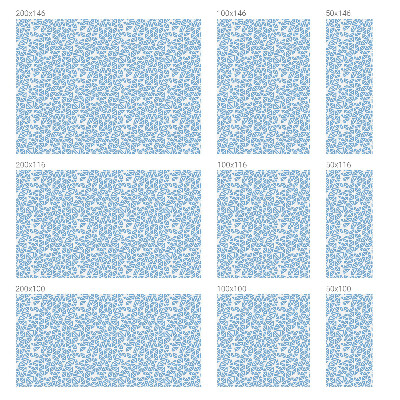 Privacy window film Geometric patterns