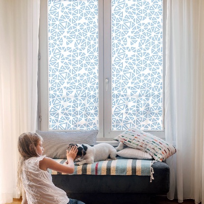 Privacy window film Geometric patterns