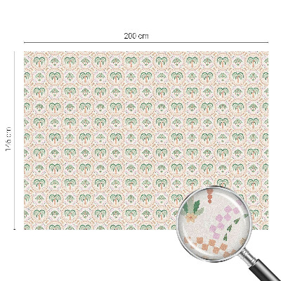 Patterned window film Exotic palm trees