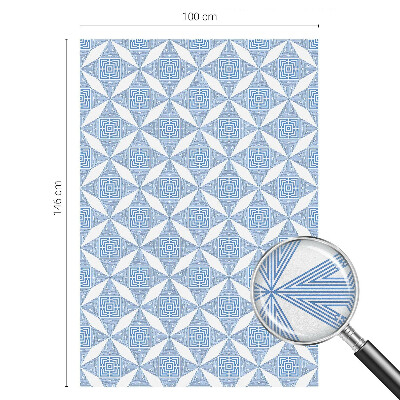 Opaque window film stained glass style Geometric mazes